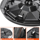 Black ABS Wheel Covers for 2024-25 Tesla Cybertruck(A set of 4)