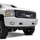 Black Stainless Steel Wire Mesh Grille for 2007-13 Chevy Silverado 1500 (Excluding 2007 Classic Models) - Galaxy Auto