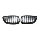Kidney Grilles for 2011-13 BMW 3-Series E92/E93 LCI (Gloss Black Dual Slat) - Galaxy Auto