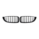 Kidney Grilles for 2014-20 BMW 4-Series F32/F33/F36 (Gloss Black Dual Slat) - Galaxy Auto