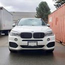 Kidney Grilles for 2014-18 BMW X5/X6 F15/F16 (Gloss Black Dual Slat) - Galaxy Auto