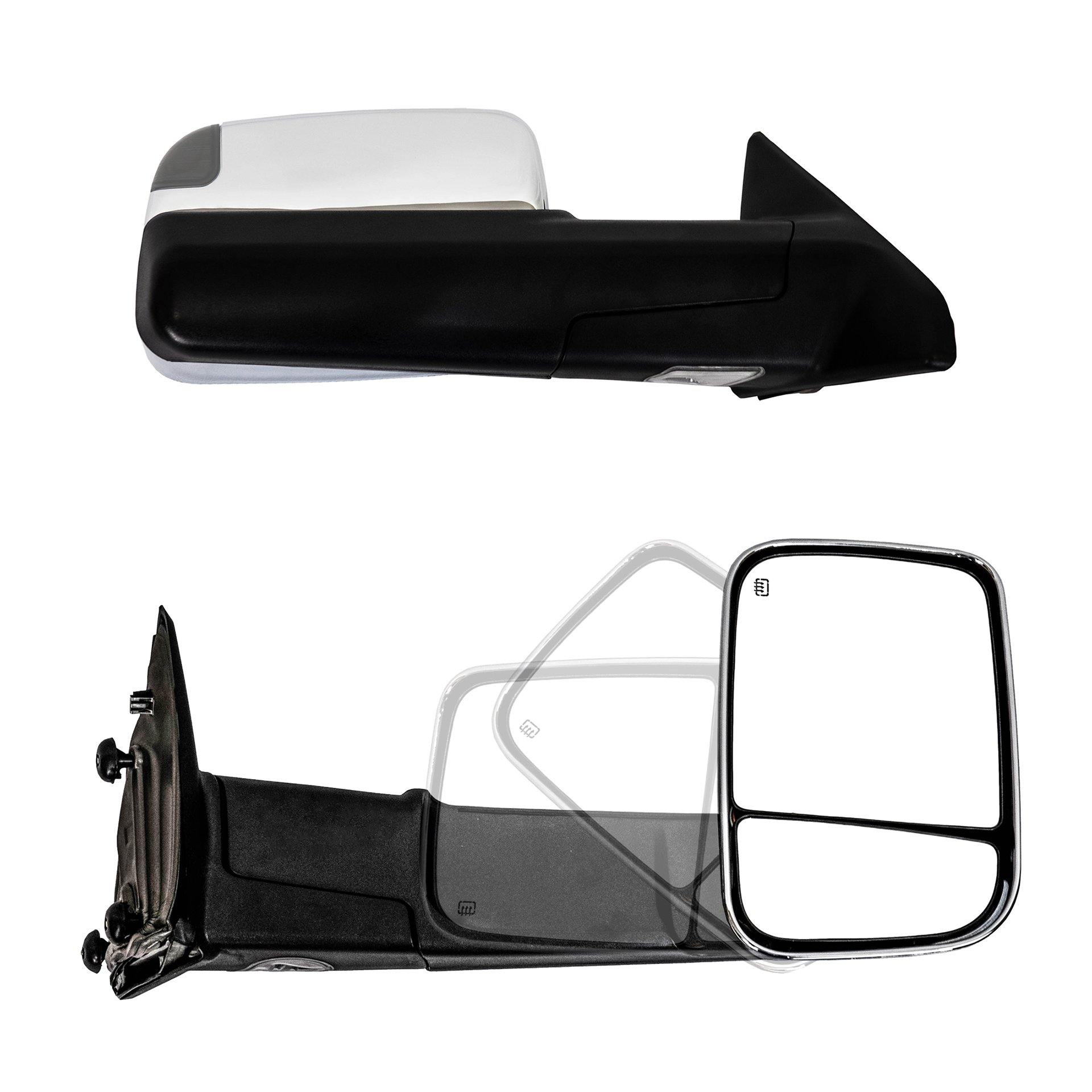 Folding Power Side View Mirror – Passenger Right RH For 1998-2003 Dodge Ram Van