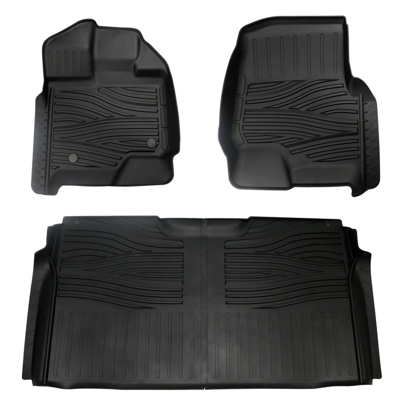 All Weather Floor Mats for 2015-24 Ford F150 (4 Piece Set)