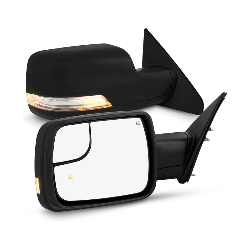 Side Mirror Compatible for 2019-24 Ram 1500 New Body (Power Folding)