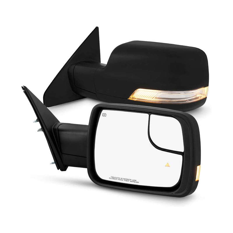 Side Mirror Compatible for 2019-24 Ram 1500 New Body (Manual Folding)