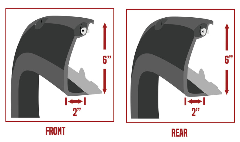 Fender flares for 2021-25 Ford F150 (Excluding Raptor and Excluding Lightning)