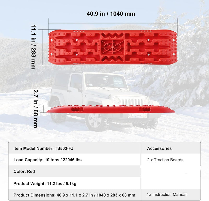 Recovery Traction Boards for Off-Road