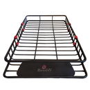 Steel Roof Cargo Basket - 44" x 39" x 6" - Fits Most Vehicles - Galaxy Auto