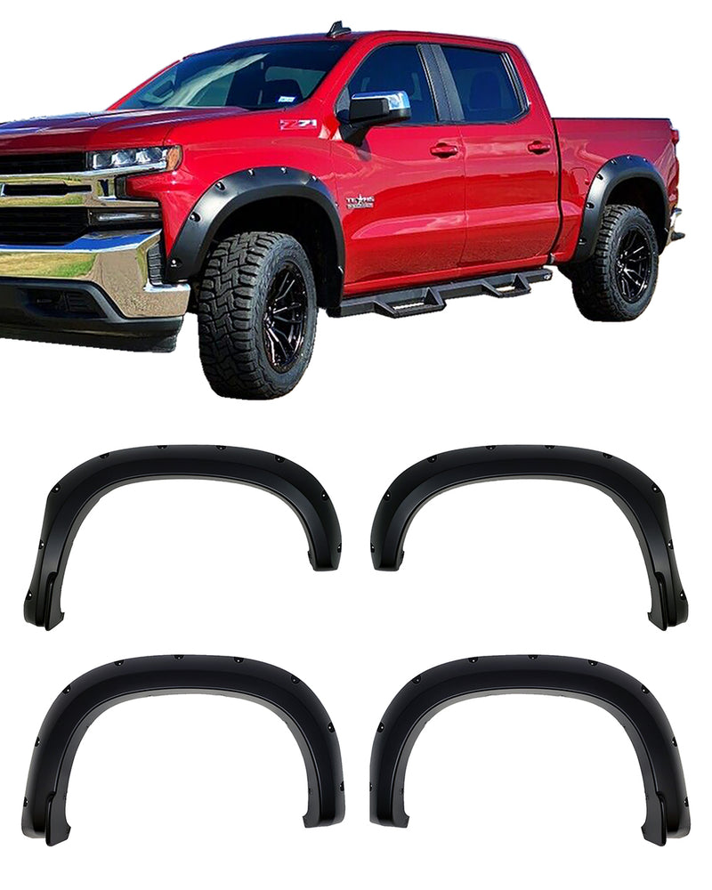 Fender Flares for 2019-21 Chevy Silverado 1500 (Excluding 2019 1500 LD Models)