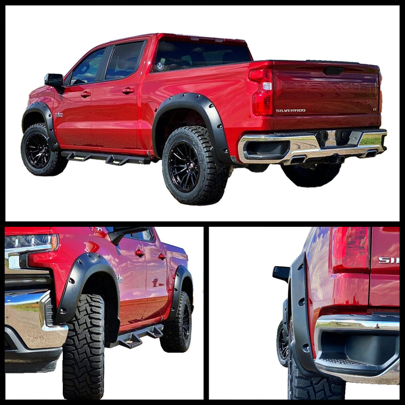Fender Flares for 2019-21 Chevy Silverado 1500 (Excluding 2019 1500 LD Models)