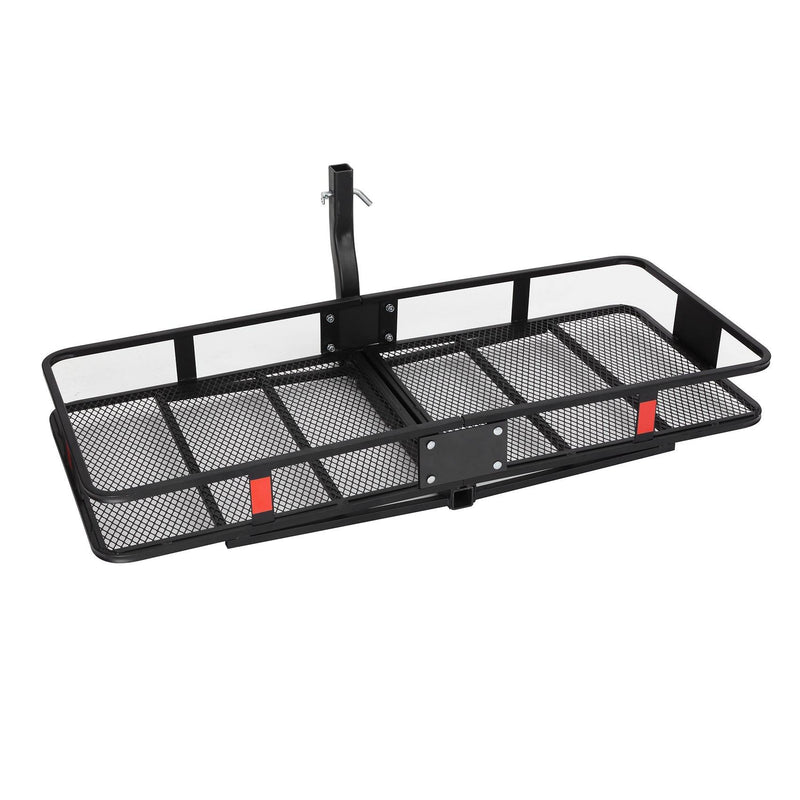 Steel Cargo Carrier | 60" x 24" | Fits All 2" Hitch Receivers - Galaxy Auto