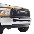 Black Stainless Steel Wire Mesh Grille for 2010-12 Dodge Ram 2500/3500 - Galaxy Auto