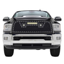 Black Stainless Steel Wire Mesh Grille for 2013-18 Dodge Ram 2500/3500 - Galaxy Auto