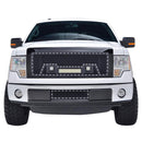 Black Stainless Steel Wire Mesh Grille for 2009-14 Ford F150 - Galaxy Auto