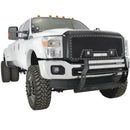 Black Stainless Steel Wire Mesh Grille for 2011-16 Ford F250/F350/F450/F550 - Galaxy Auto