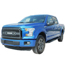 Black Stainless Steel Wire Mesh Grille for 2015-17 Ford F150 - Galaxy Auto