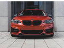 Kidney Grilles for 2014-19 BMW 2-Series F22/F23 (Gloss Black Dual Slat) - Galaxy Auto