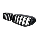 Kidney Grilles for 2017-20 BMW 5-Series G30/G31 (Gloss Black Dual Slat) - Galaxy Auto