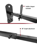 Roof Ladder Rack for Vans with Rain Gutters - Galaxy Auto