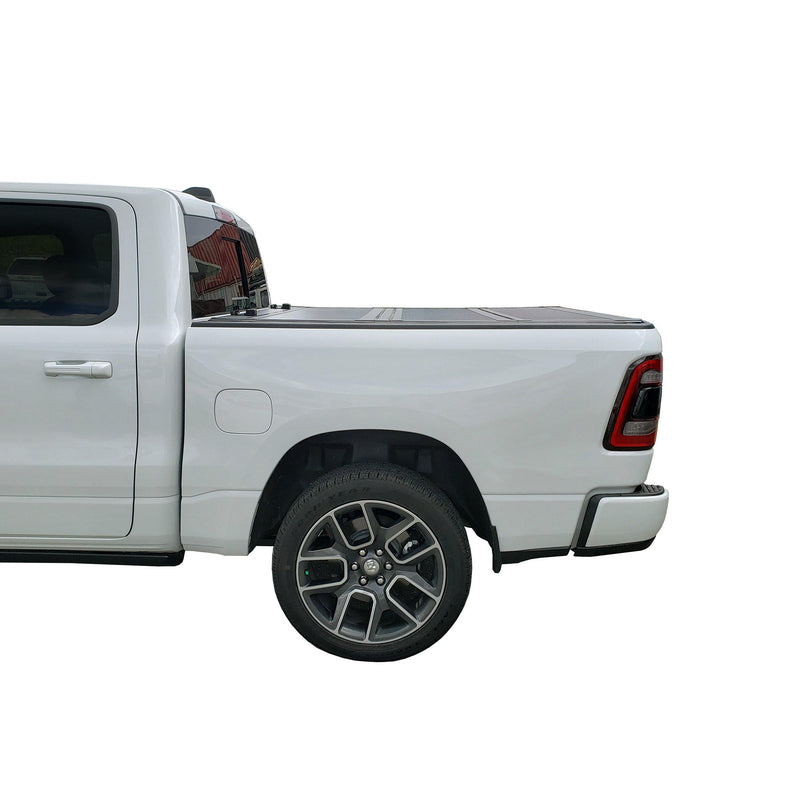 Low Profile Hard Tri-Fold for 2019-21 Ram 1500 5.7' Bed (Excluding Classic/Warlock Models) - Galaxy Auto
