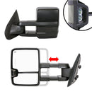 Towing Mirrors for 2003-06 Chevy Silverado/GMC Sierra (Black with Smoked Signals) - Galaxy Auto