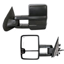 Towing Mirrors for 2003-06 Chevy Silverado/GMC Sierra (Black with Smoked Signals) - Galaxy Auto