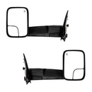 Towing Mirrors for 2002-08 Dodge Ram 1500 & 2003-09 Ram 2500/3500 - Galaxy Auto